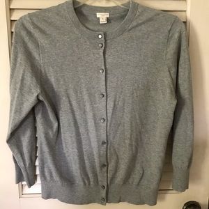 🍂 J. Crew Grey “Clare” Cardigan 🍂